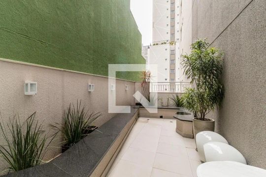 Área Externa de apartamento para alugar com 1 quarto, 26m² em Vila Buarque, São Paulo