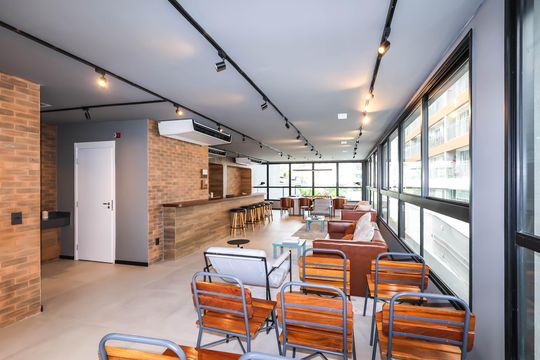 Salão de festas de apartamento à venda com 1 quarto, 23m² em Vila Mariana, São Paulo