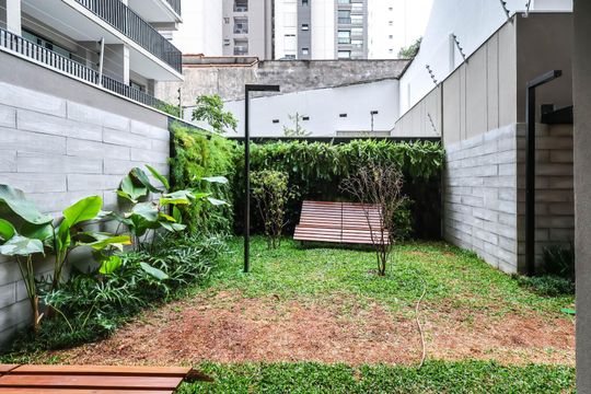 Área comum - Espaço Pet de kitnet/studio à venda com 1 quarto, 31m² em Vila Mariana, São Paulo