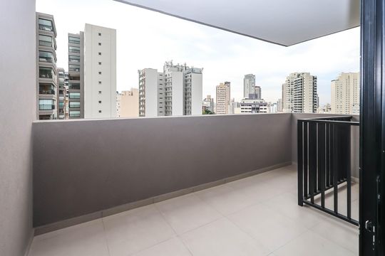 Varanda de kitnet/studio à venda com 1 quarto, 31m² em Vila Mariana, São Paulo