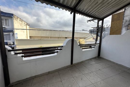Varanda do Quarto 2 de casa para alugar com 3 quartos, 139m² em Centro, São Vicente