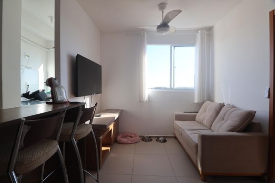 Sala de apartamento à venda com 2 quartos, 50m² em Fátima, Canoas