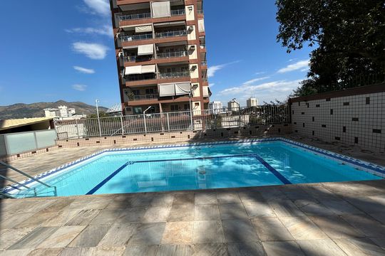 Área comum - Piscina de apartamento para alugar com 3 quartos, 125m² em Todos Os Santos, Rio de Janeiro