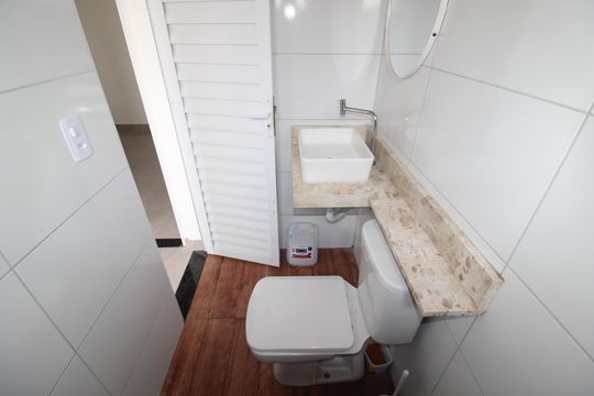 Banheiro de apartamento para alugar com 1 quarto, 30m² em Vila Nova Cachoeirinha, São Paulo