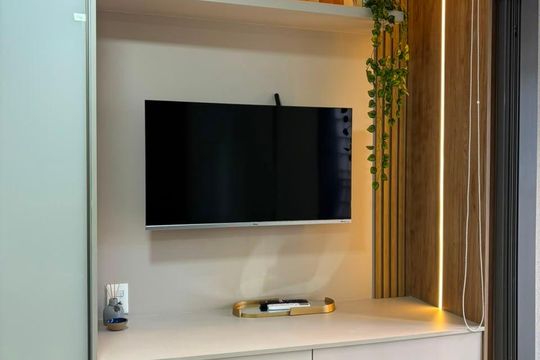 Sala/Quarto de kitnet/studio para alugar com 1 quarto, 24m² em Brooklin, São Paulo