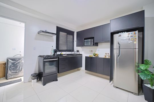 Sala/Cozinha de apartamento à venda com 2 quartos, 46m² em Cidade Patriarca, São Paulo