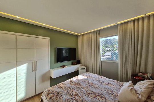 Suíte  de apartamento à venda com 3 quartos, 130m² em São Bento, Belo Horizonte