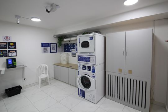 Lavanderia  de apartamento à venda com 2 quartos, 55m² em Vila Guilhermina, São Paulo