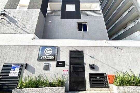 Fachada  de apartamento à venda com 2 quartos, 55m² em Vila Guilhermina, São Paulo