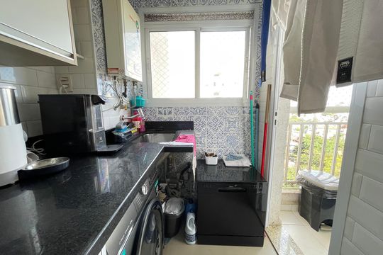 Área de Serviço de apartamento à venda com 2 quartos, 60m² em Jardim das Vertentes, São Paulo