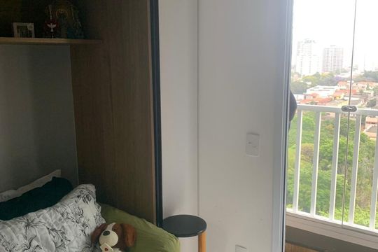 Quarto de apartamento para alugar com 1 quarto, 31m² em Vila Santa Clara, São Paulo