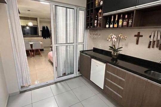 Cozinha de apartamento à venda com 2 quartos, 56m² em Vila Osasco, Osasco