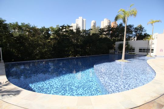 Área comum - Piscina de apartamento para alugar com 3 quartos, 96m² em Morumbi, São Paulo