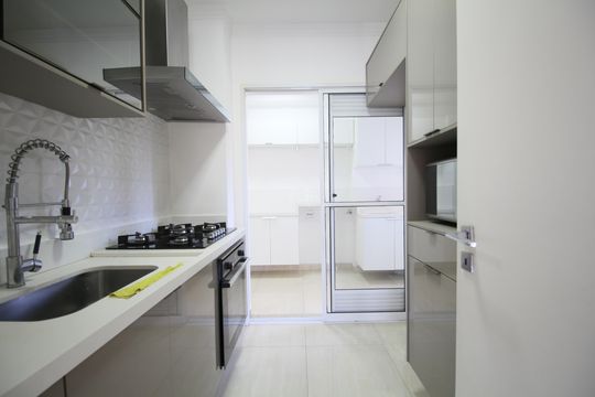 Cozinha - Armários de apartamento para alugar com 3 quartos, 96m² em Morumbi, São Paulo
