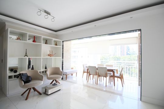 Sala de apartamento para alugar com 3 quartos, 96m² em Morumbi, São Paulo