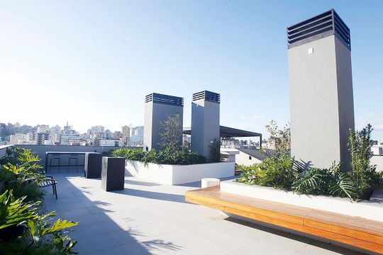 Área Comum - Rooftop de apartamento para alugar com 1 quarto, 34m² em Cidade Baixa, Porto Alegre