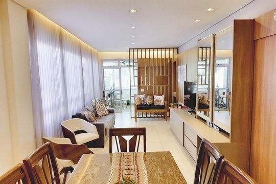 Sala de apartamento à venda com 4 quartos, 132m² em Prado, Belo Horizonte