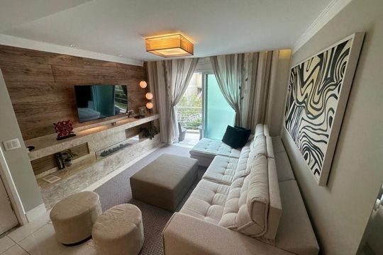 Sala de casa de condomínio à venda com 3 quartos, 320m² em Tremembé, São Paulo