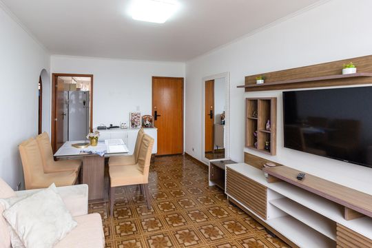 Sala de apartamento para alugar com 2 quartos, 79m² em Vila das Palmeiras, Guarulhos