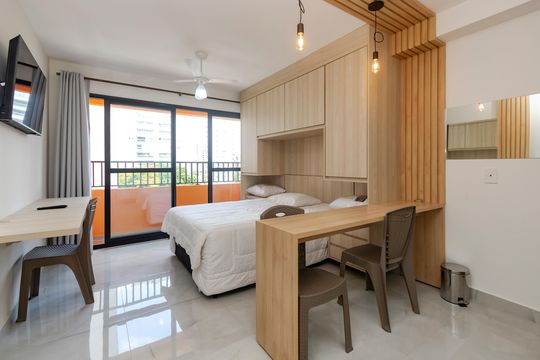 Apartamento para alugar com 1 quarto, 24m² em Vila Congonhas, São Paulo