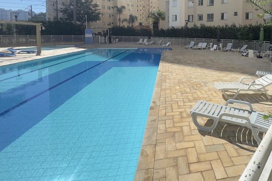 Piscina de apartamento à venda com 2 quartos, 45m² em Ponte Grande, Guarulhos