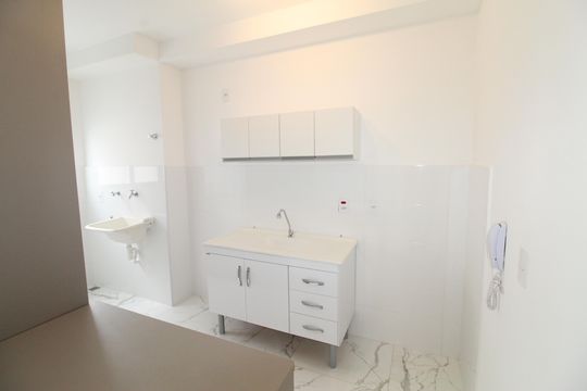 Cozinha de apartamento para alugar com 2 quartos, 50m² em Urbanova, São José dos Campos