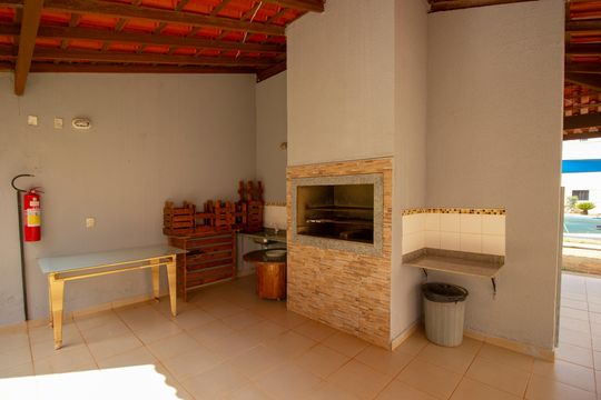 Área comum de apartamento à venda com 3 quartos, 78m² em Riacho Fundo Ii, Brasília