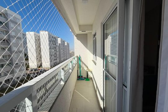 Varanda de apartamento à venda com 2 quartos, 54m² em Vila Rio Branco, Jundiaí