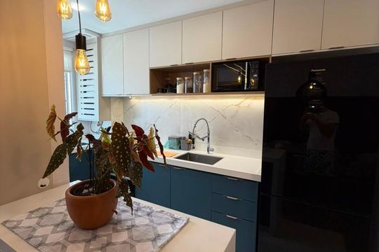 Cozinha de apartamento à venda com 2 quartos, 54m² em Vila Rio Branco, Jundiaí
