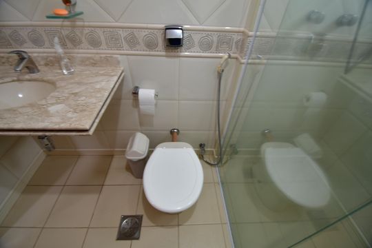 Banheiro Social de apartamento para alugar com 3 quartos, 97m² em Jardim Dom Bosco, Campinas