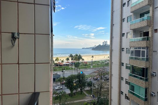 Vista de apartamento para alugar com 1 quarto, 50m² em Itararé, São Vicente