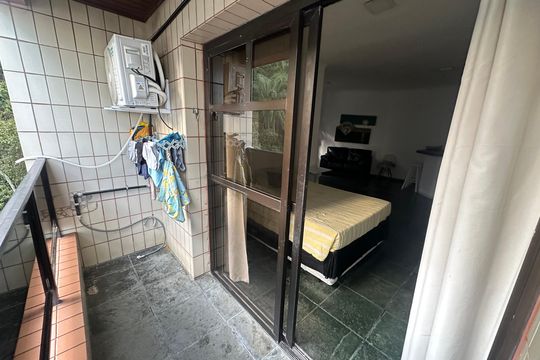 Varanda de apartamento para alugar com 1 quarto, 50m² em Itararé, São Vicente