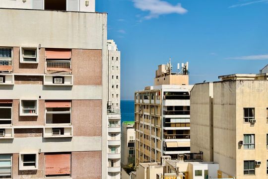 Vista da Sala de apartamento para alugar com 3 quartos, 120m² em Ipanema, Rio de Janeiro