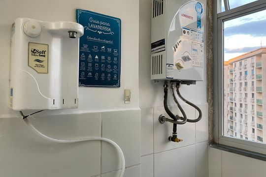 Área de serviço de apartamento para alugar com 2 quartos, 60m² em Imperial de São Cristóvão, Rio de Janeiro