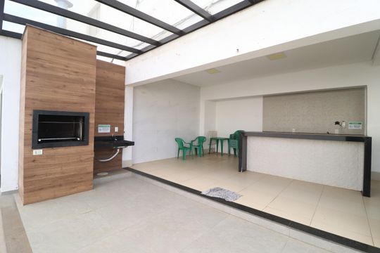 Área comum - Churrasqueira de apartamento para alugar com 3 quartos, 120m² em Nossa Senhora Aparecida, Uberlândia