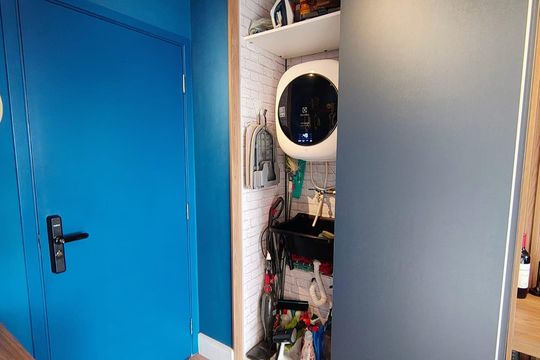 Área de serviço de apartamento à venda com 1 quarto, 33m² em Bom Retiro, São Paulo