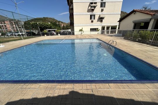 Área comum - Piscina de apartamento para alugar com 2 quartos, 54m² em Jardim Sulacap, Rio de Janeiro