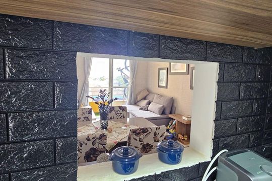 Cozinha de apartamento à venda com 3 quartos, 65m² em Bonfim, Campinas