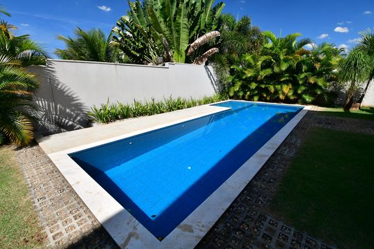 Piscina de casa de condomínio para alugar com 4 quartos, 310m² em Bosque das Palmeiras, Campinas