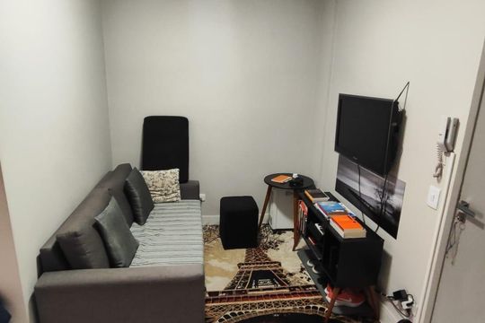 Sala de apartamento à venda com 1 quarto, 28m² em Pinheiros, São Paulo