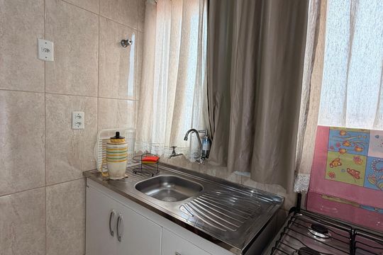 Cozinha de kitnet/studio para alugar com 1 quarto, 30m² em Vila Sao Paulo, Jundiaí
