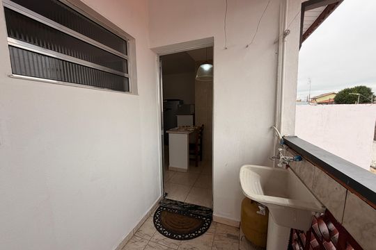 Área de Serviço (compartilhada) de kitnet/studio para alugar com 1 quarto, 30m² em Vila Sao Paulo, Jundiaí