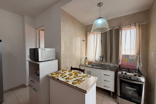 Cozinha de kitnet/studio para alugar com 1 quarto, 30m² em Vila Sao Paulo, Jundiaí