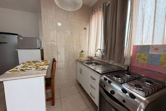 Cozinha de kitnet/studio para alugar com 1 quarto, 30m² em Vila Sao Paulo, Jundiaí