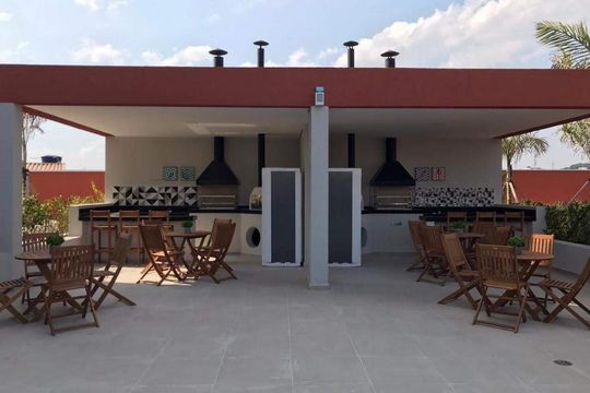 Área externa de apartamento à venda com 1 quarto, 48m² em Vila Yolanda, Osasco