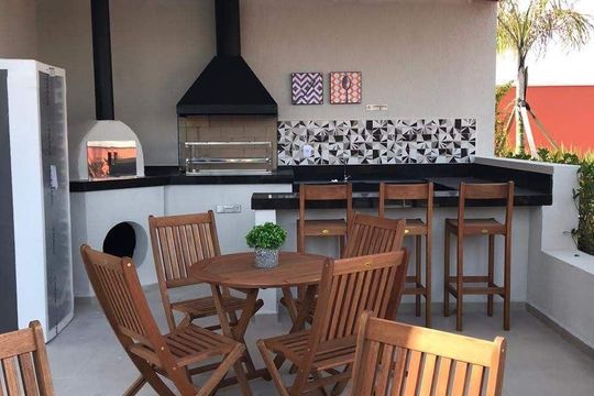 Área externa de apartamento à venda com 1 quarto, 48m² em Vila Yolanda, Osasco