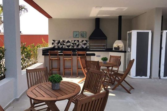 Área externa de apartamento à venda com 1 quarto, 48m² em Vila Yolanda, Osasco