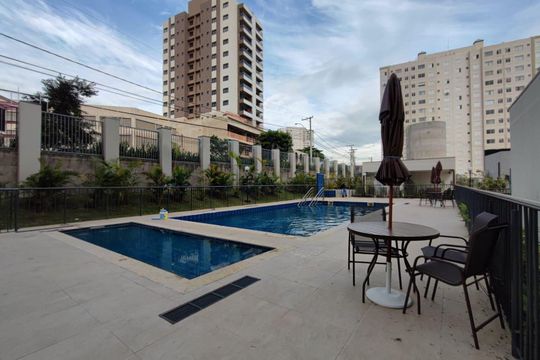 Área comum - Piscina de apartamento para alugar com 2 quartos, 45m² em Parque Industrial, Campinas