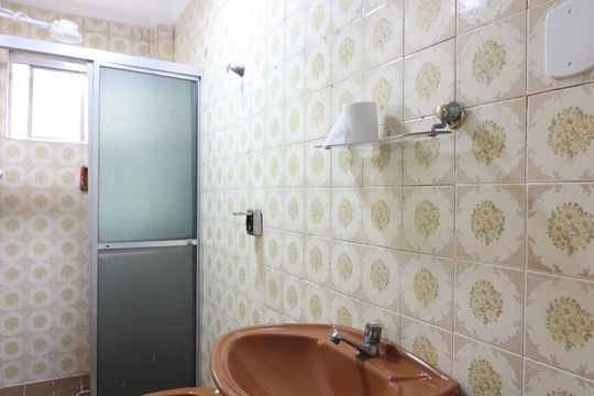 Banheiro Social de apartamento para alugar com 1 quarto, 50m² em Vila Santa Luzia, São Bernardo do Campo