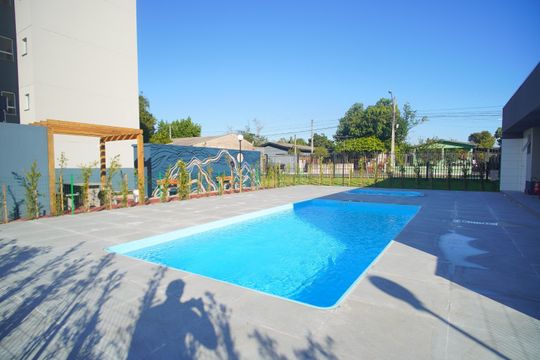 Área comum - Piscina de apartamento para alugar com 2 quartos, 42m² em Canudos, Novo Hamburgo